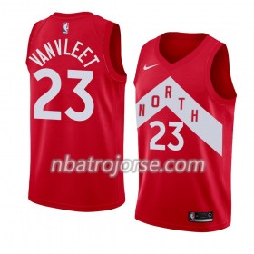 Män Toronto Raptors Tröja Fred Vanvleet 23 2018-19 Nike Röd Swingman